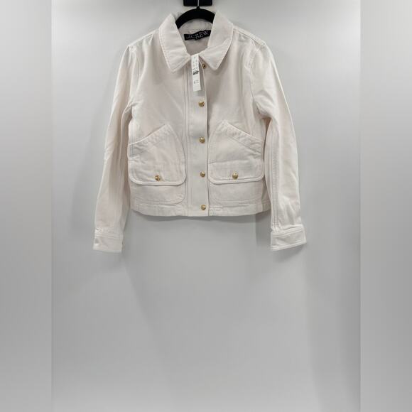 J.Crew Short Barn Jacket™ in cotton twill - Picture 8 of 10